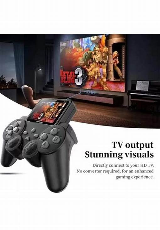 جهاز العاب المحمول Controller GAMEPAD أكثر من 500 لعبة مدمجة S10